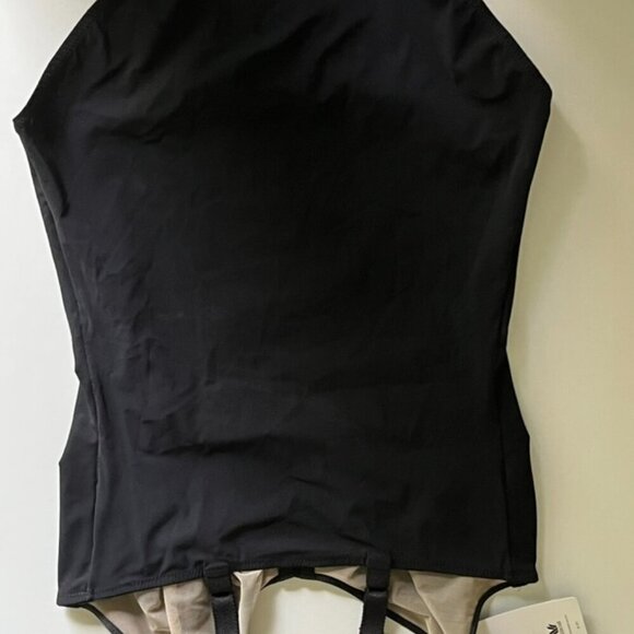 NWT Wacoal Visual Effects Body Briefer with Minimizer Bra in Black Size 38D - Picture 4 of 5